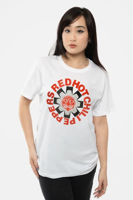 Red Hot Chili Peppers Aztec Band Logo T Shirt sold by Paradiso Clothing
