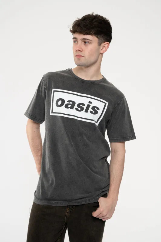 Oasis Decca Logo Limited Edition 999 Only Premium Wash T Shirt sold by Paradiso Clothing