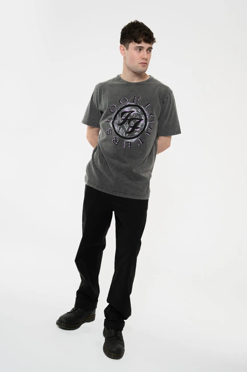 Foo Fighters Wheel Shadow Limited Edition 999 Only Premium Wash T Shirt sold by Paradiso Clothing product image thumbnail 5