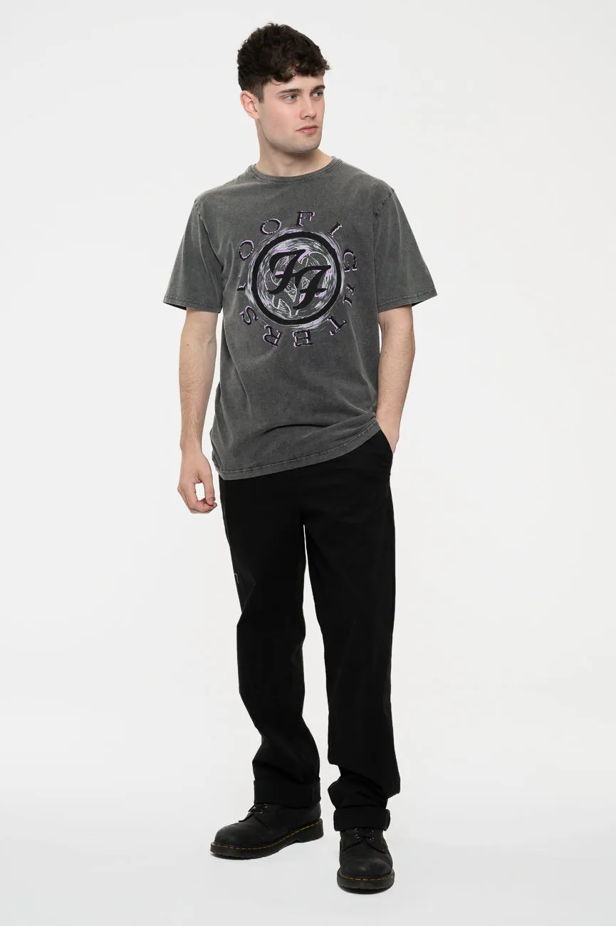 Foo Fighters Wheel Shadow Limited Edition 999 Only Premium Wash T Shirt sold by Paradiso Clothing product image thumbnail 2