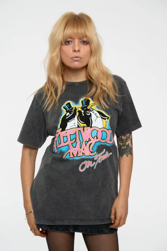 Fleetwood Mac On Tour Limited Edition 999 Only Premium Wash T Shirt sold by Paradiso Clothing