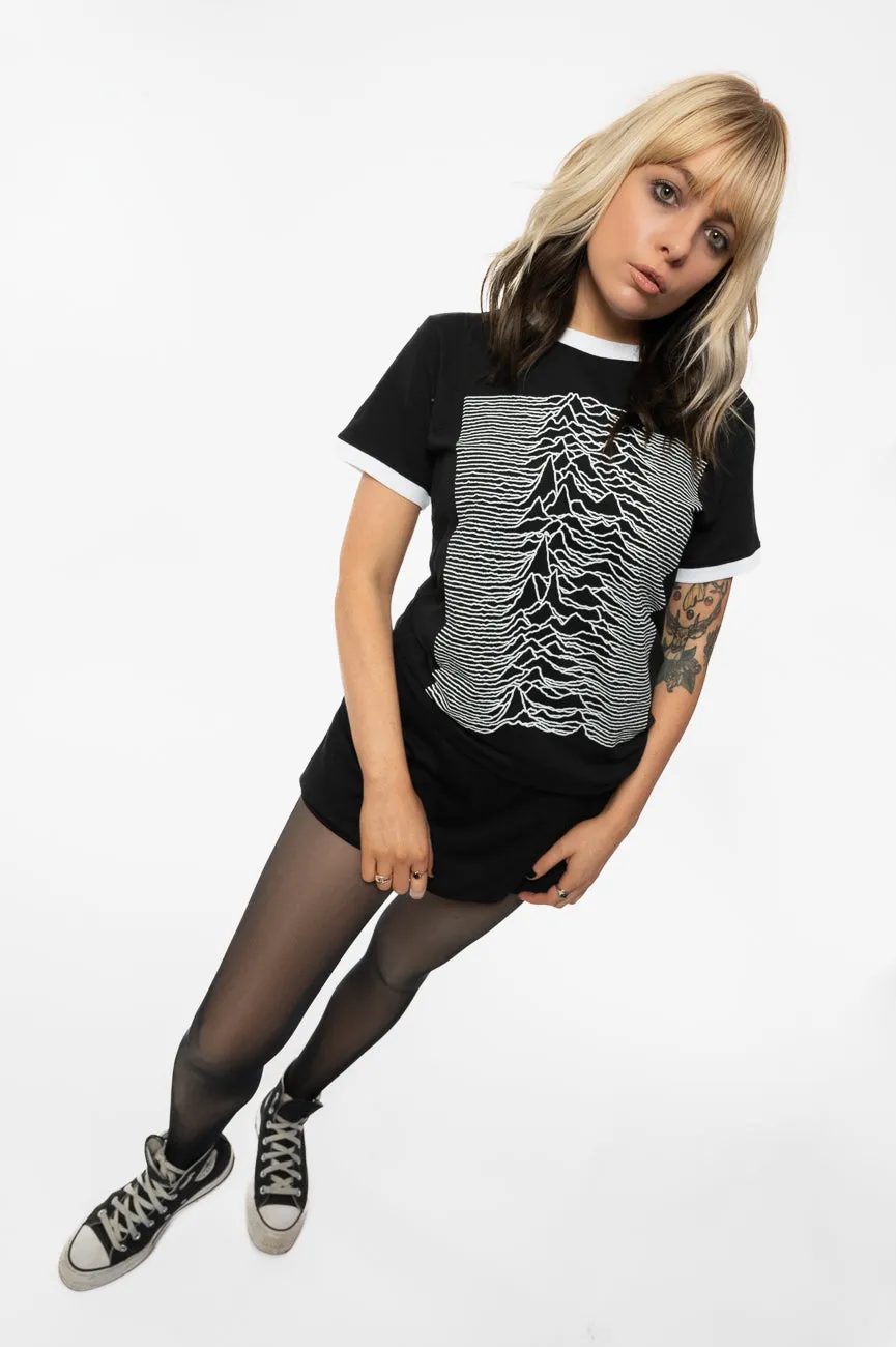 Joy Division Unknown Pleasures Ringer T Shirt sold by Paradiso Clothing product image thumbnail 5