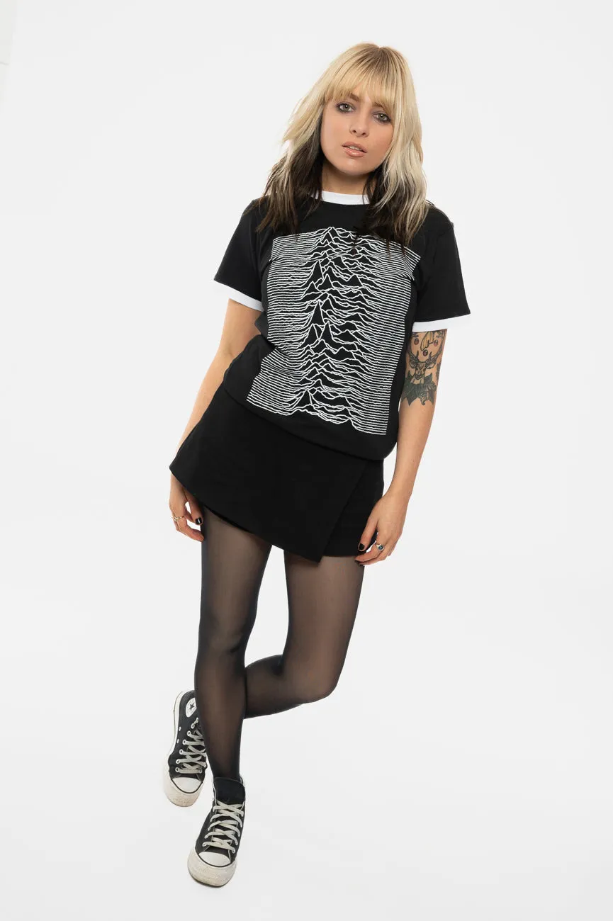 Joy Division Unknown Pleasures Ringer T Shirt sold by Paradiso Clothing product image thumbnail 2