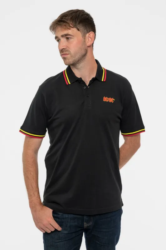 AC/DC Voltage Logo Polo Shirt made by AC/DC