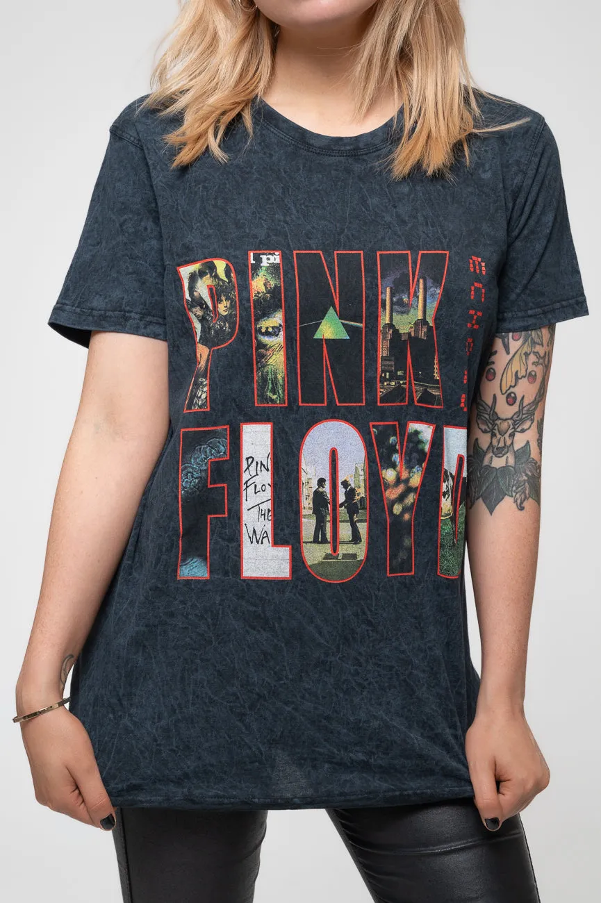 Pink Floyd Echoes Montage Dip Dye Tee sold by Paradiso Clothing product image thumbnail 3