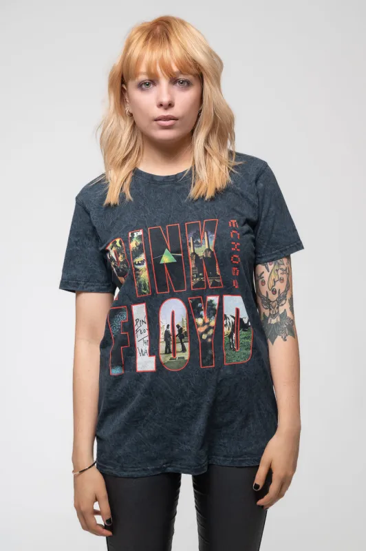 Pink Floyd Echoes Montage Dip Dye Tee made by Pink Floyd
