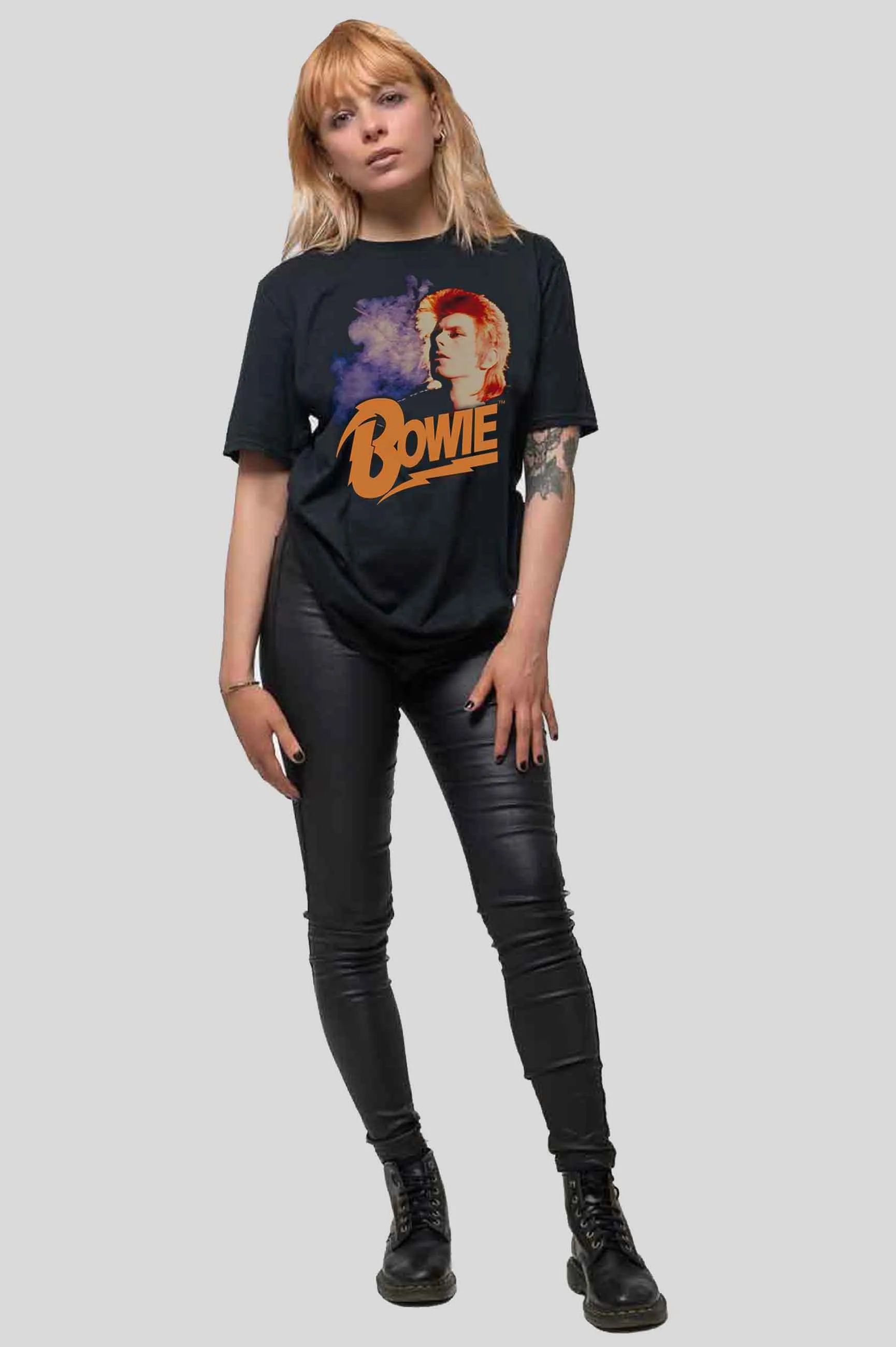 David Bowie Retro Ziggy Stardust T Shirt sold by Paradiso Clothing product image thumbnail 5