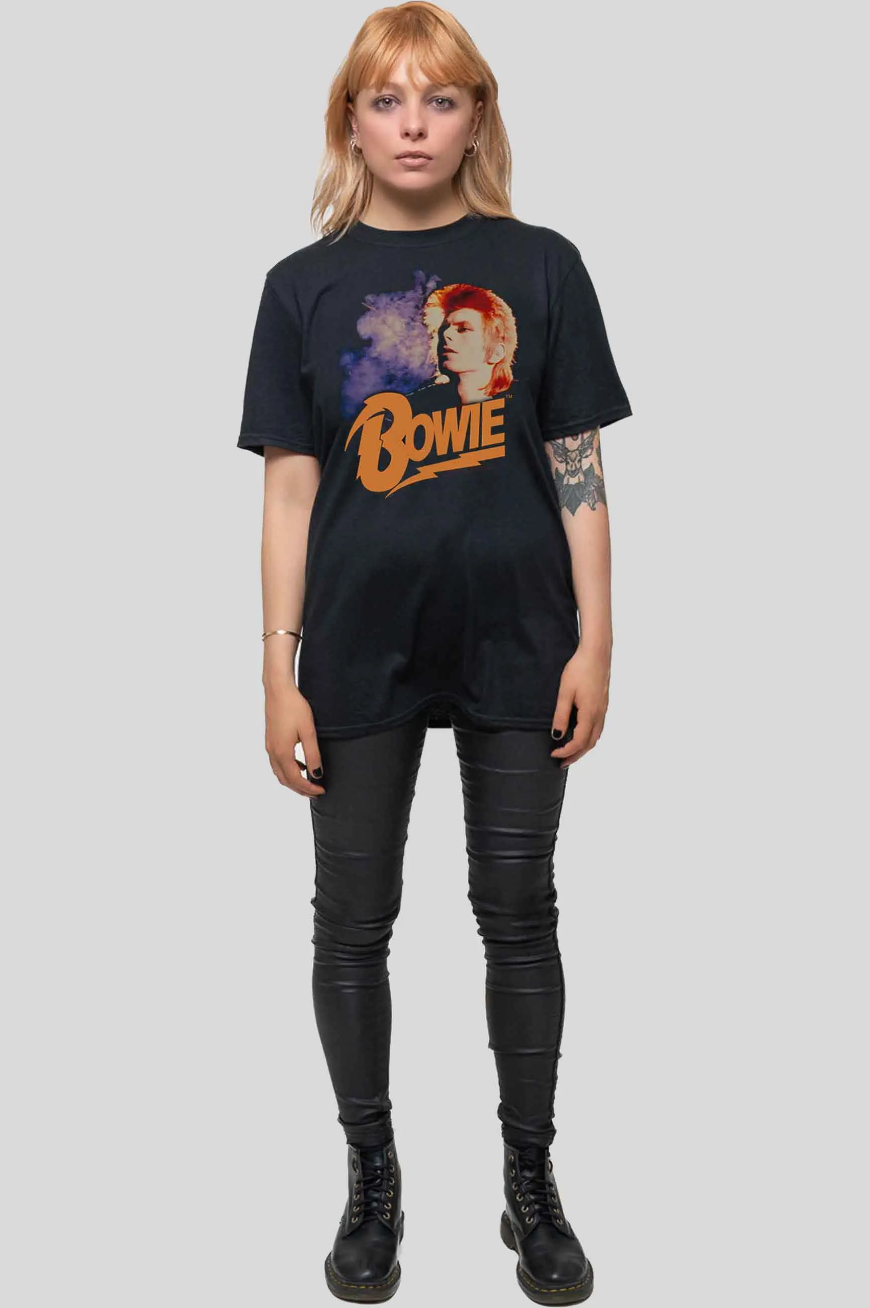 David Bowie Retro Ziggy Stardust T Shirt sold by Paradiso Clothing product image thumbnail 2