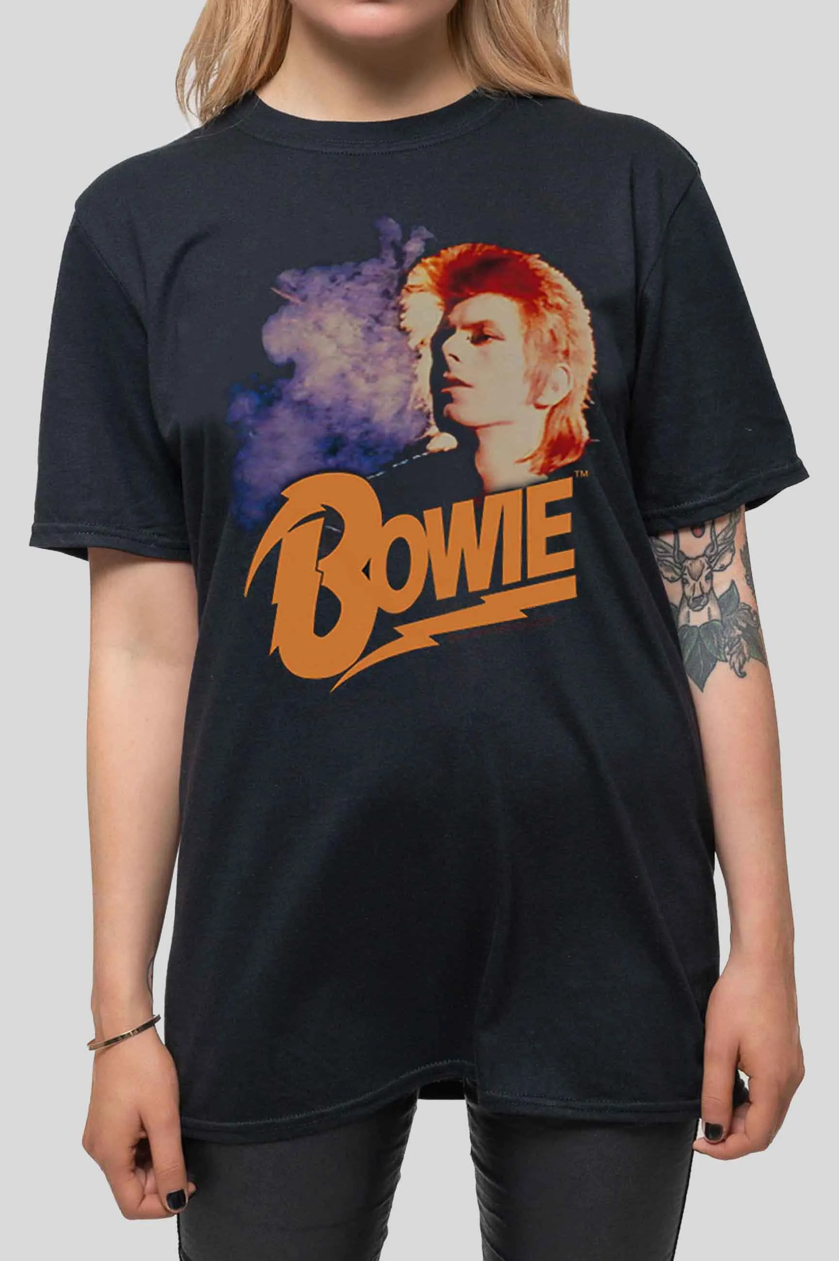 David Bowie Retro Ziggy Stardust T Shirt sold by Paradiso Clothing product image thumbnail 3