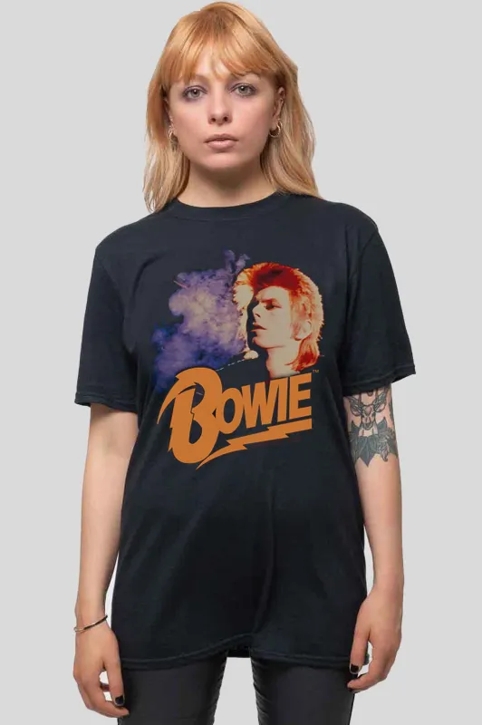 David Bowie Retro Ziggy Stardust T Shirt sold by Paradiso Clothing