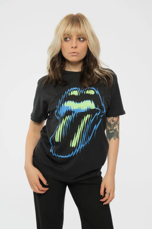 The Rolling Stones Distorted Tongue T Shirt sold by Paradiso Clothing