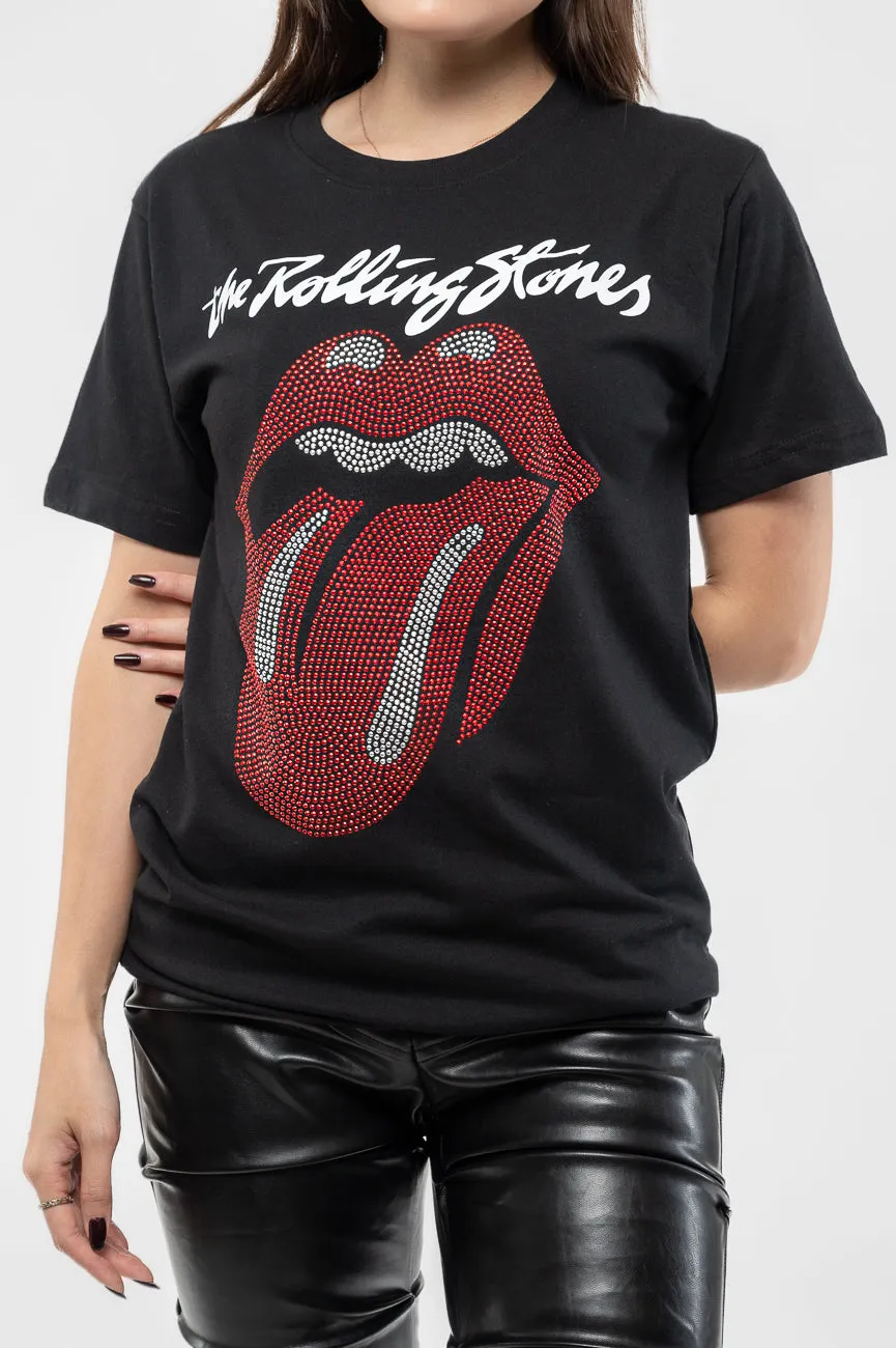 The Rolling Stones Diamante Logo and Tongue T Shirt sold by Paradiso Clothing product image thumbnail 3