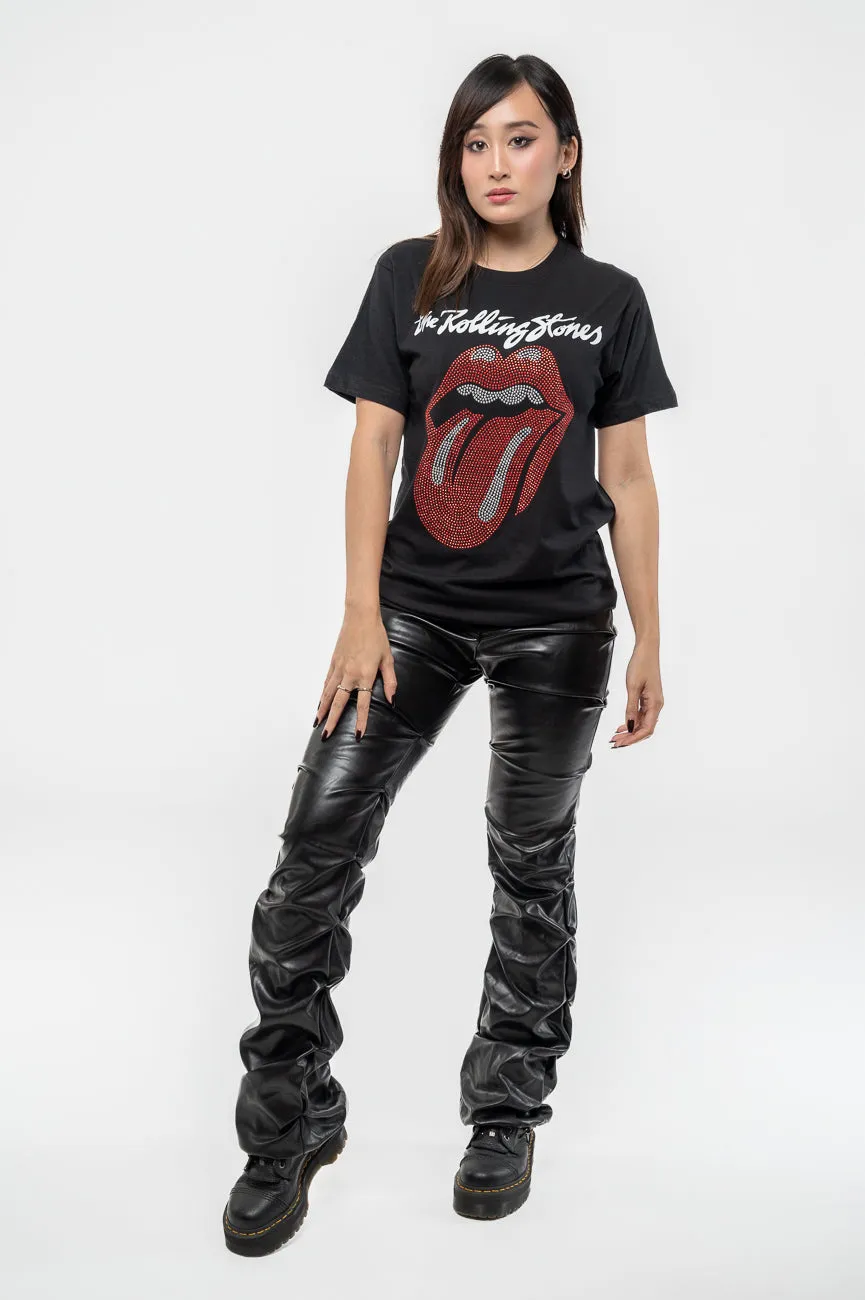 The Rolling Stones Diamante Logo and Tongue T Shirt sold by Paradiso Clothing product image thumbnail 2