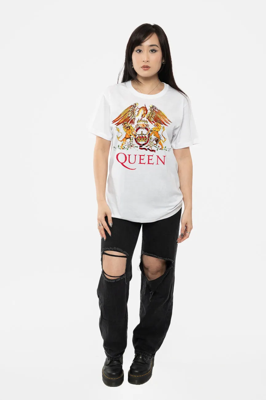 Queen Classic Crest T Shirt sold by Paradiso Clothing product image thumbnail 2