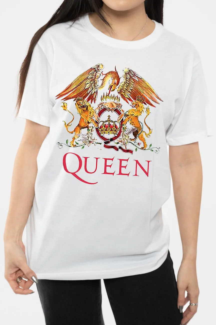 Queen Classic Crest T Shirt sold by Paradiso Clothing product image thumbnail 3