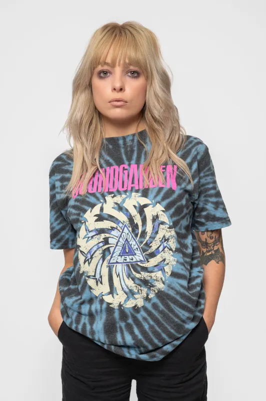 Soundgarden Badmotorfinger Dye Wash T Shirt made by Paradiso Clothing