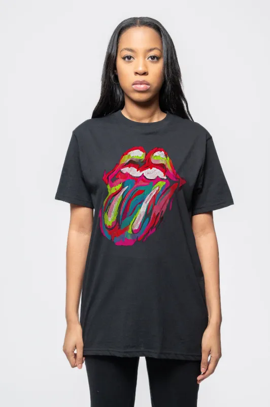 The Rolling Stones Sixty Brushstroke T Shirt sold by Paradiso Clothing