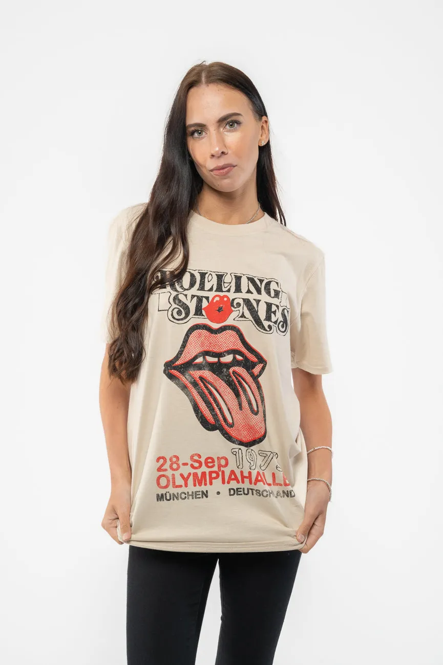 The Rolling Stones Munich 1973 Flyer T Shirt sold by Paradiso Clothing
