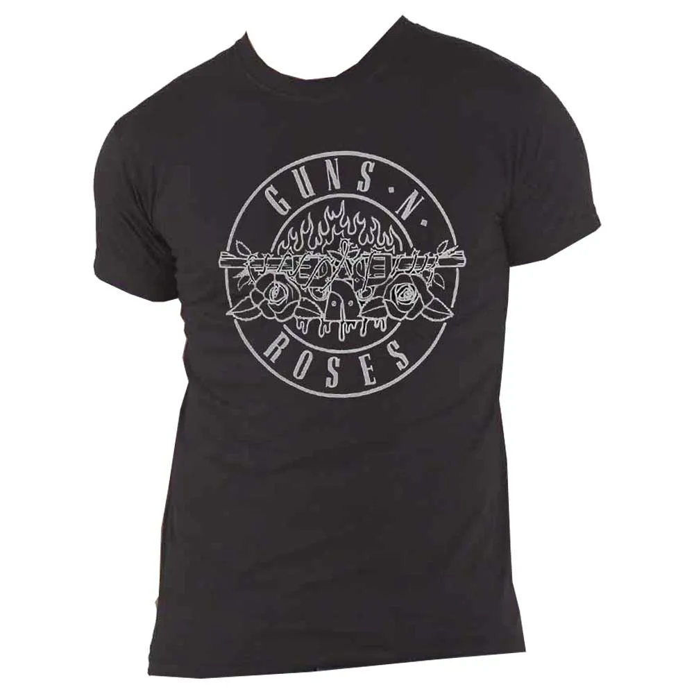Guns N Roses Classic Bullet Mono T Shirt sold by Paradiso Clothing