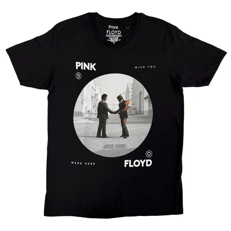 Pink Floyd Wish You Were Here Man on Fire T Shirt sold by Paradiso Clothing