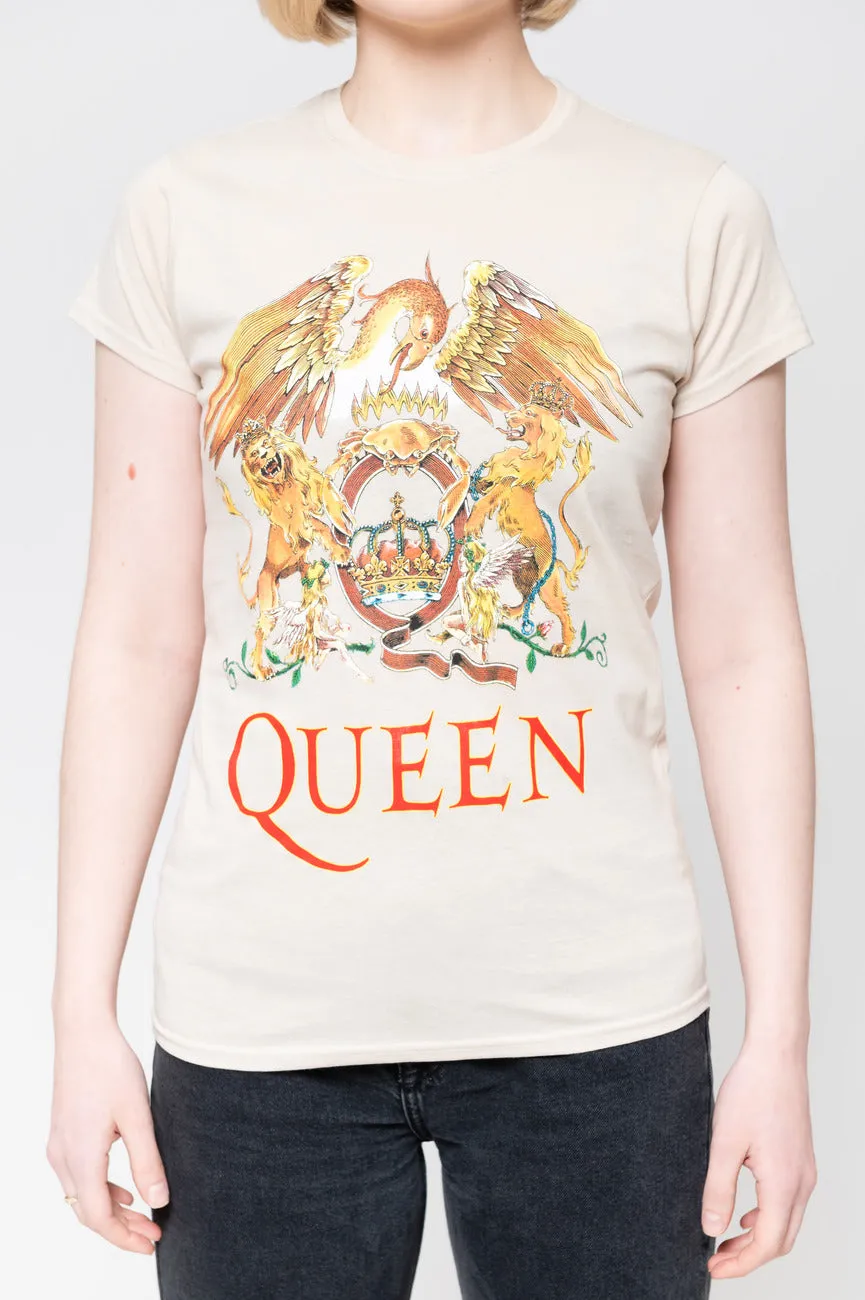 Queen Classic Crest Logo Skinny Fit T Shirt sold by Paradiso Clothing product image thumbnail 3