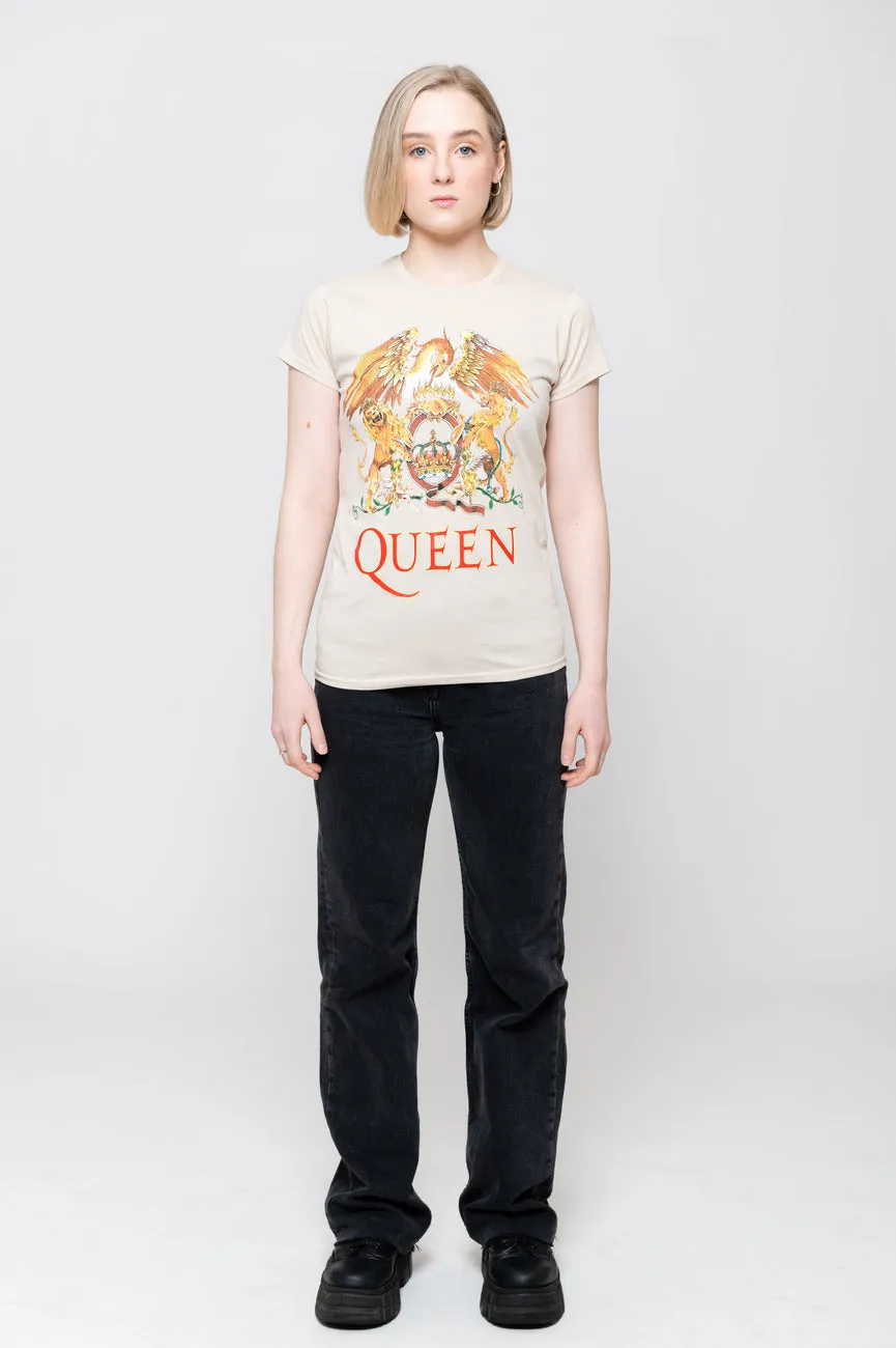 Queen Classic Crest Logo Skinny Fit T Shirt sold by Paradiso Clothing product image thumbnail 2