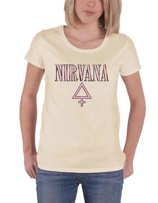 Nirvana Femme Skinny Fit T Shirt sold by Paradiso Clothing