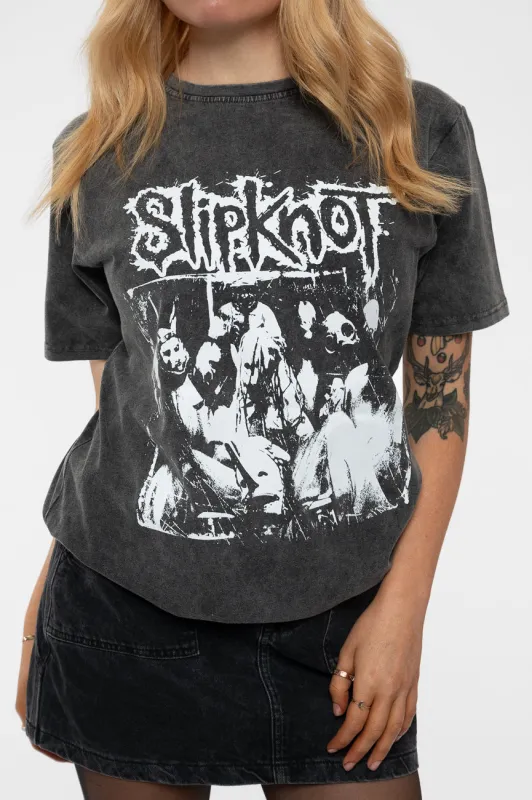Slipknot Album Splatter Limited Edition 999 Only Premium Wash T Shirt sold by Paradiso Clothing