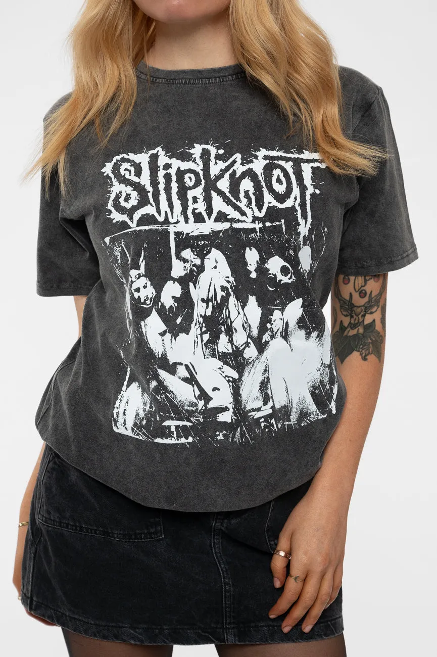 Slipknot Album Splatter Limited Edition 999 Only Premium Wash T Shirt sold by Paradiso Clothing