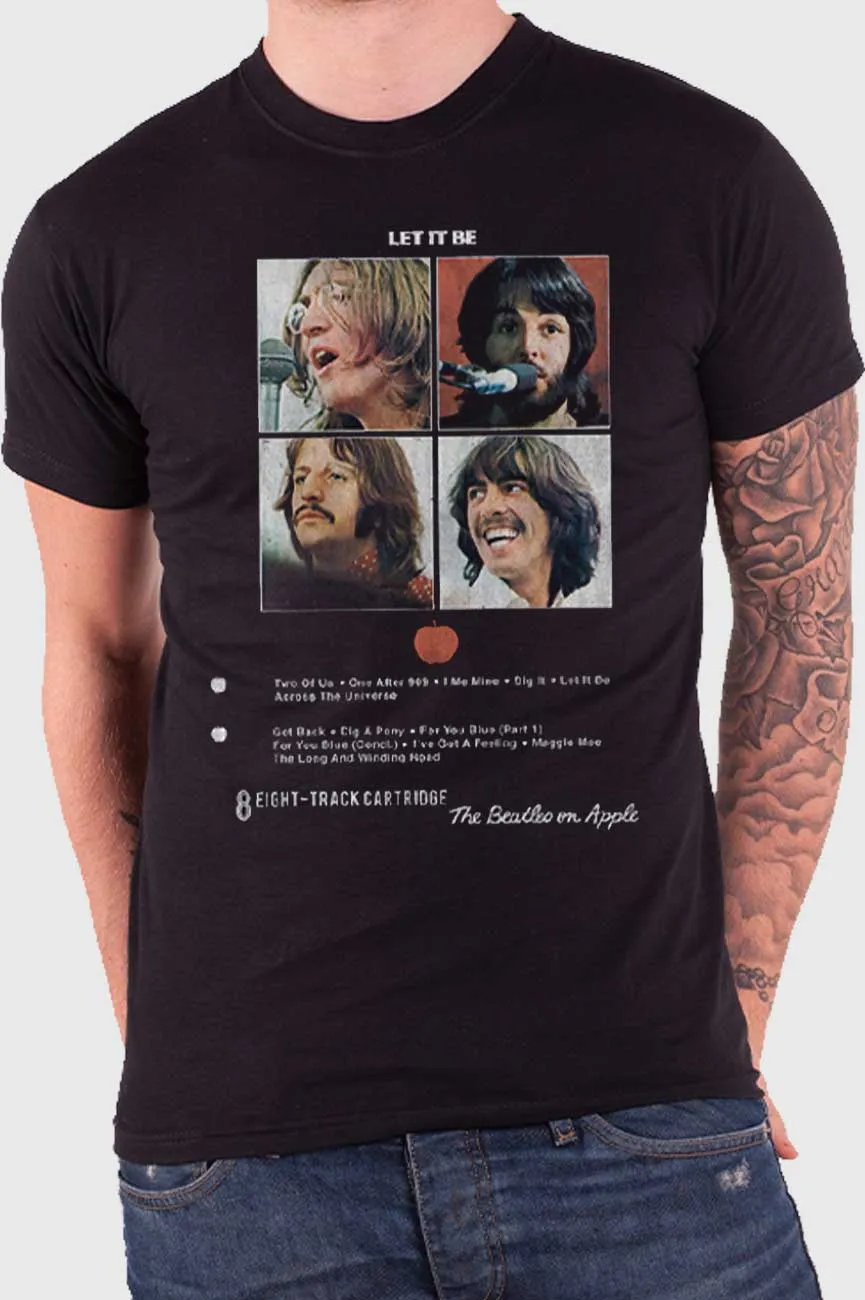 The Beatles Let It Be 8 Track T Shirt sold by Paradiso Clothing product image thumbnail 2
