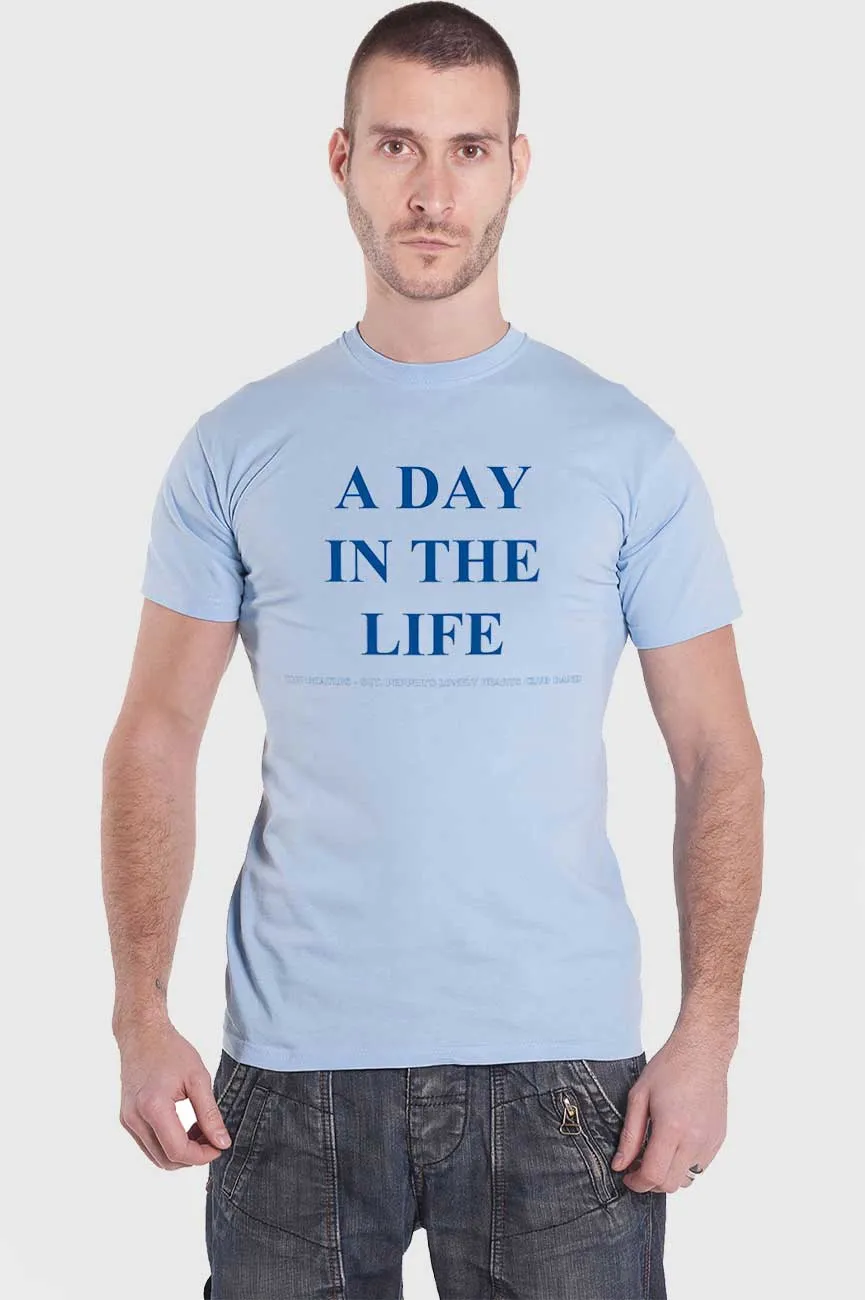 The Beatles A Day In The Life text Tee sold by Paradiso Clothing