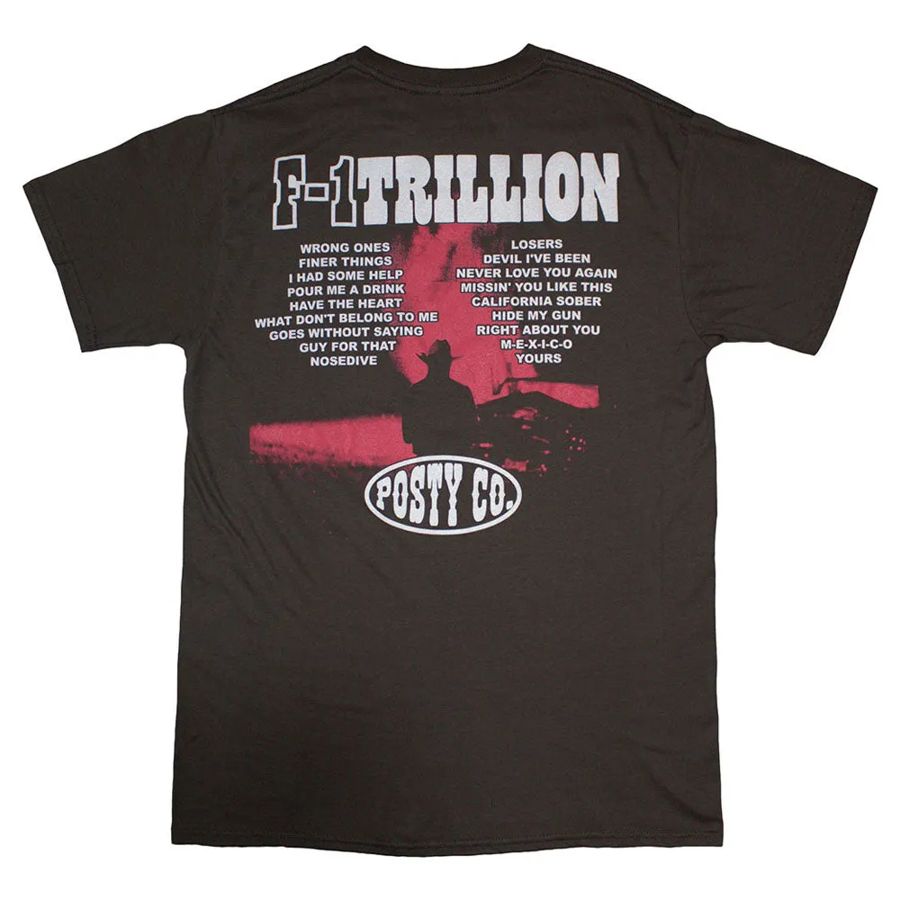 Post Malone F-1 Trillion T Shirt sold by Paradiso Clothing product image thumbnail 2