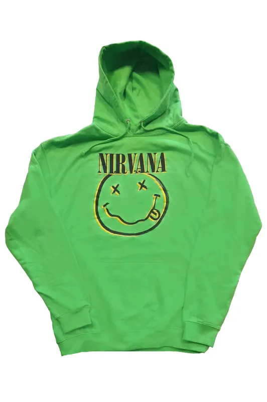 Nirvana Inverse Grunge Smile Hoodie made by NIRVANA
