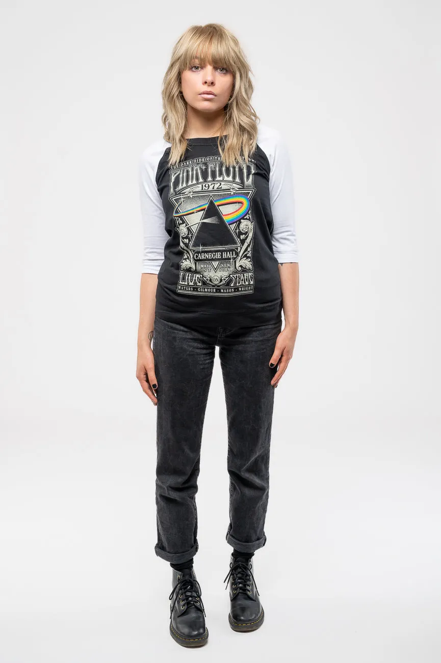 Pink Floyd Carnegie Hall Raglan sold by Paradiso Clothing product image thumbnail 2