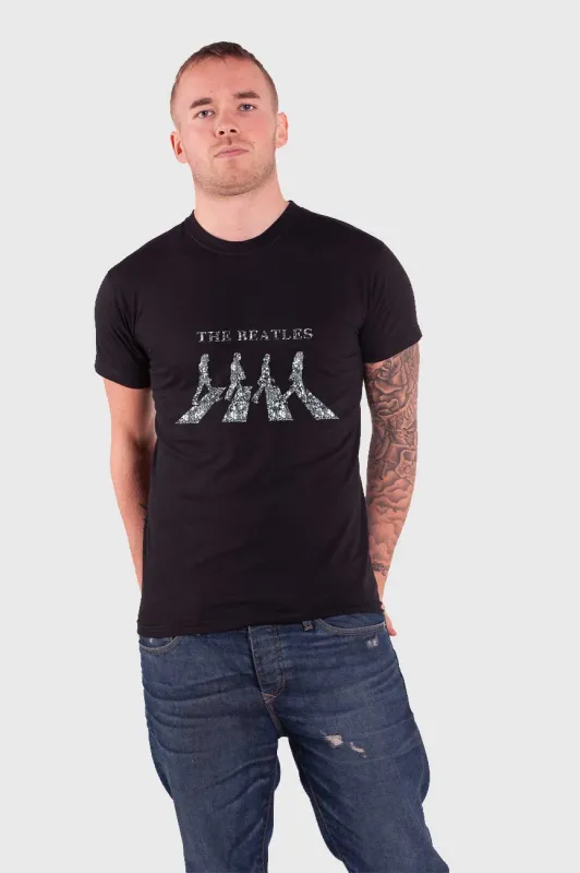 The Beatles Abbey Road Crossing Diamante T Shirt sold by Paradiso Clothing