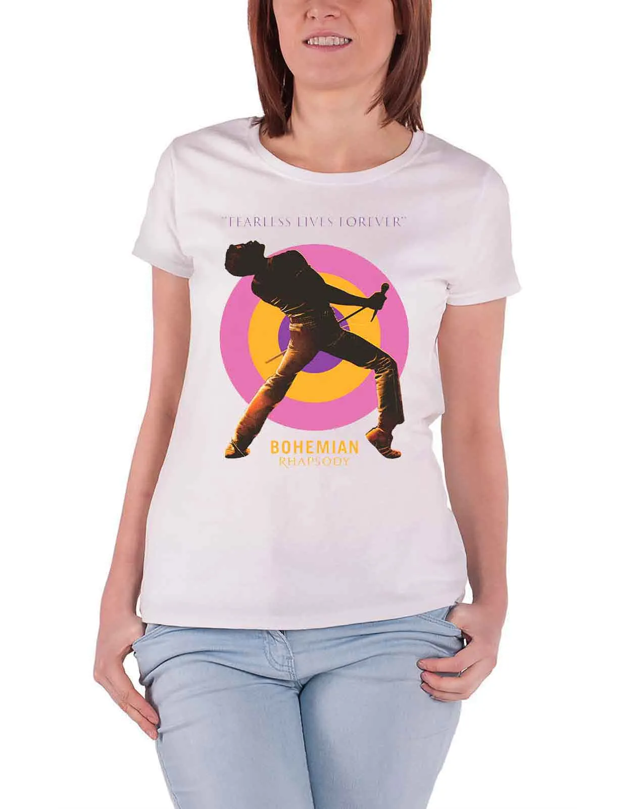 Bohemian Rhapsody Movie Logo Skinny Fit T Shirt sold by Paradiso Clothing