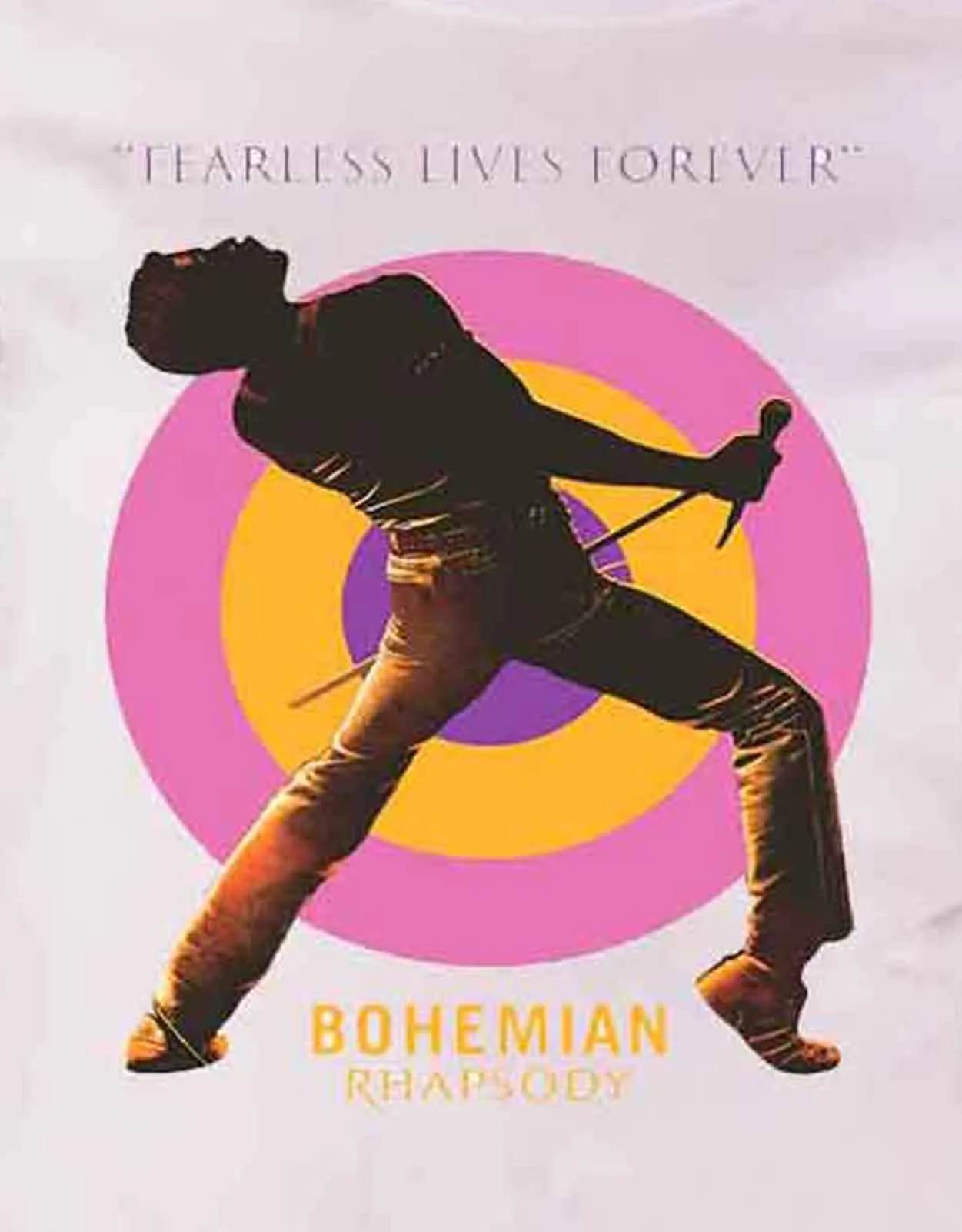 Bohemian Rhapsody Movie Logo Skinny Fit T Shirt sold by Paradiso Clothing product image thumbnail 2