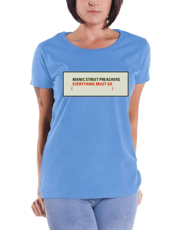 Manic Street Preachers Everything Must Go Skinny Fit T Shirt sold by Paradiso Clothing