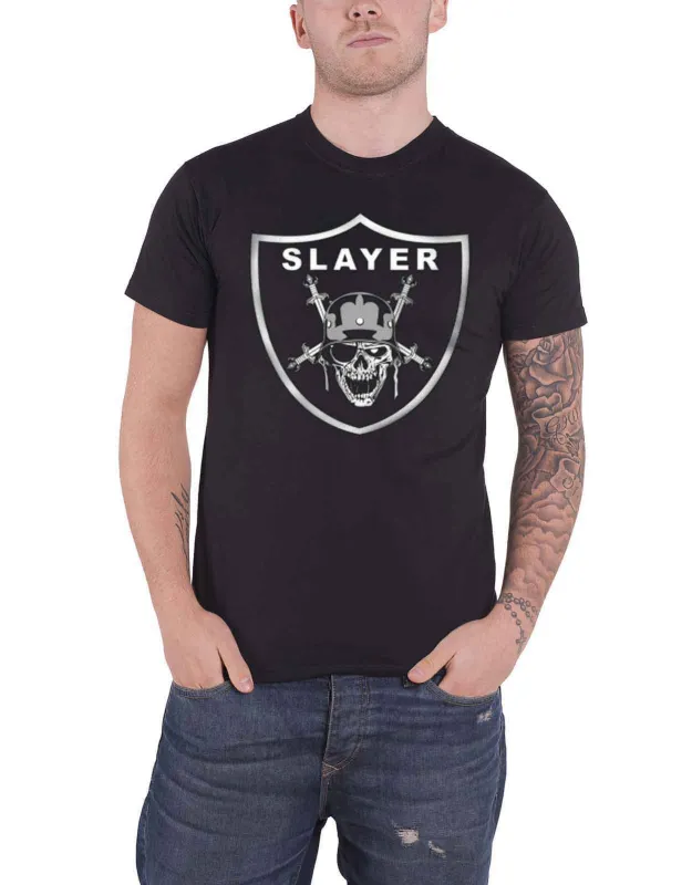 Slayer Skull Helmet T Shirt sold by Paradiso Clothing