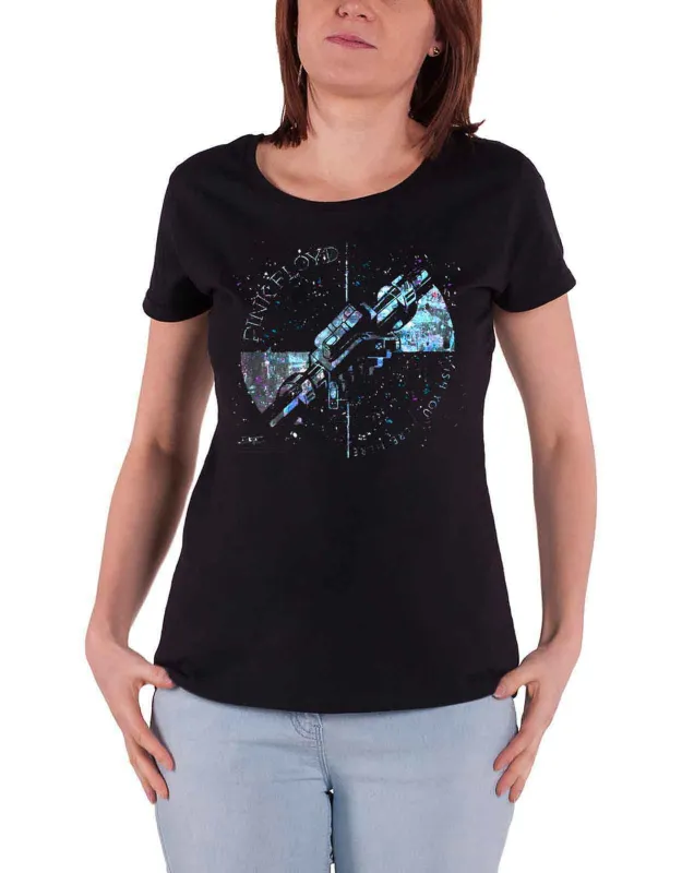 Pink Floyd Machine Greeting Blue Skinny Fit T Shirt sold by Paradiso Clothing