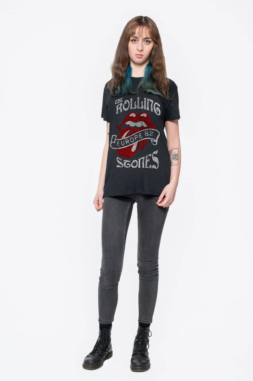 The Rolling Stones Europe 82 Tour T Shirt sold by Paradiso Clothing product image thumbnail 2