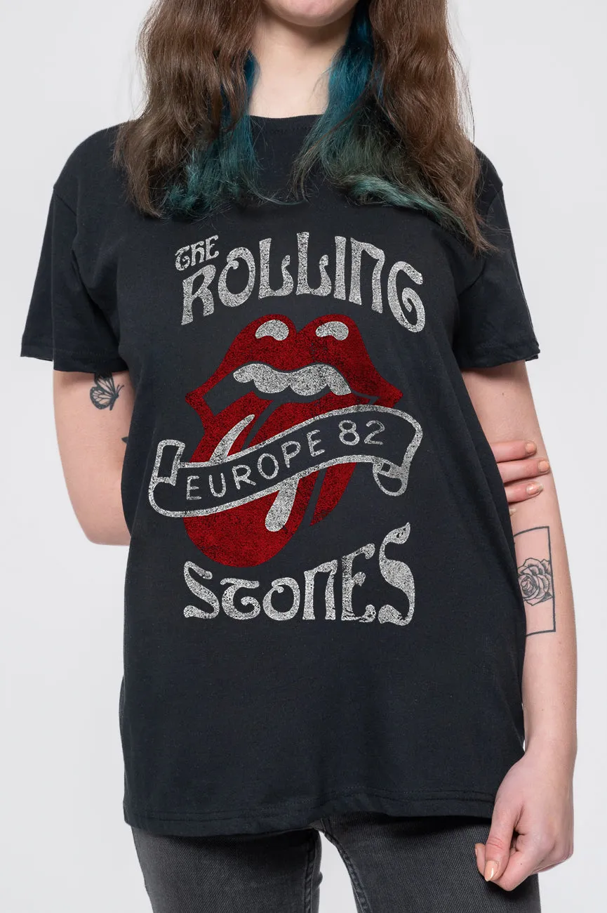 The Rolling Stones Europe 82 Tour T Shirt sold by Paradiso Clothing product image thumbnail 3