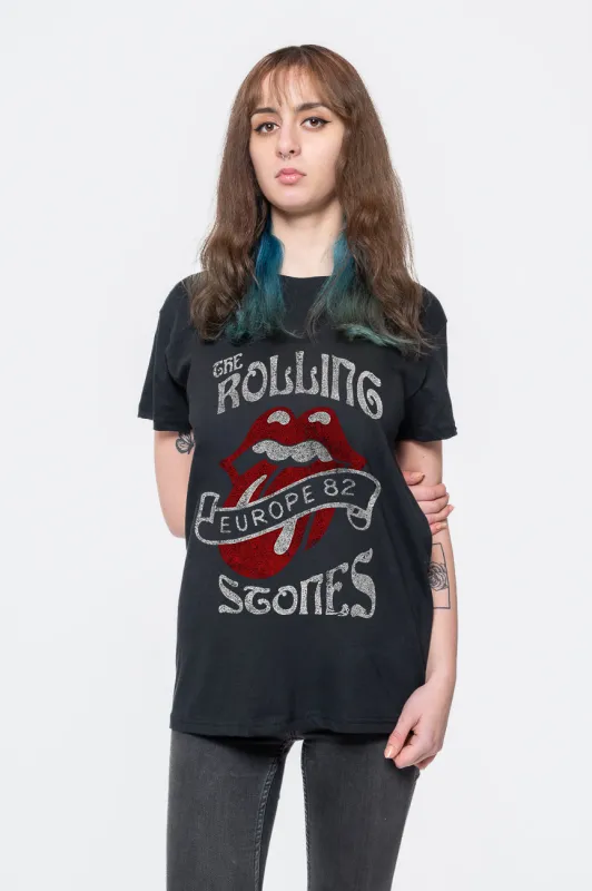 The Rolling Stones Europe 82 Tour T Shirt sold by Paradiso Clothing