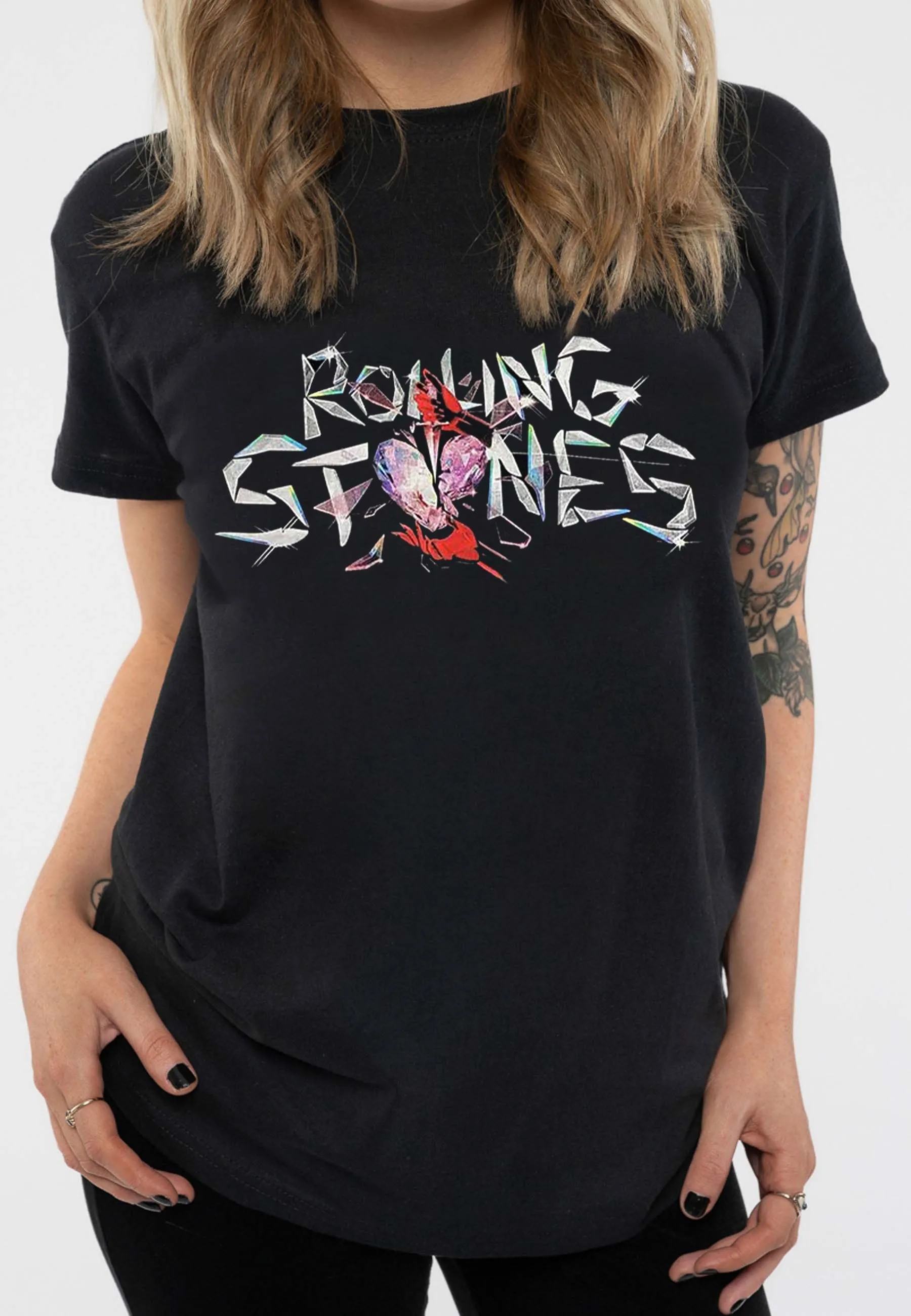 The Rolling Stones Hackney Diamonds Glass T Shirt sold by Paradiso Clothing product image thumbnail 3