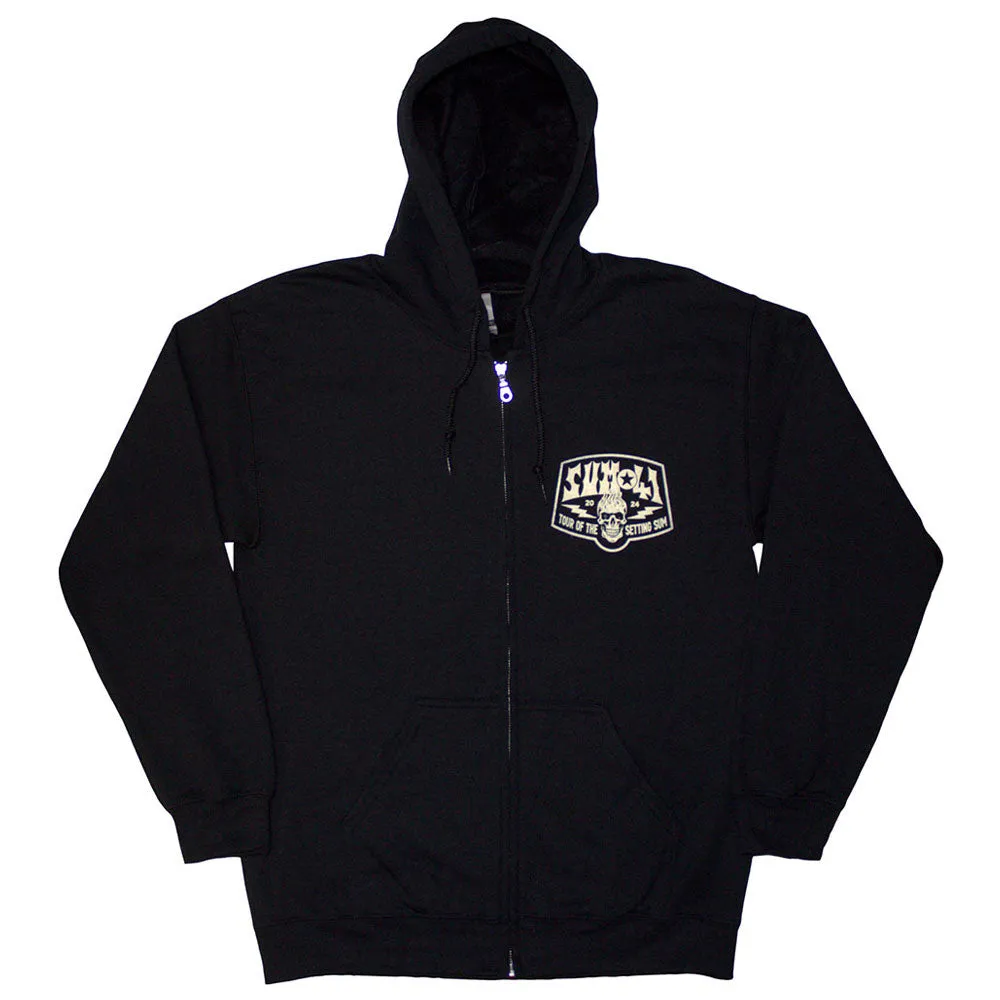 Sum 41 Tour 24 Pocket Logo And Skull Zipped Hoodie sold by Paradiso Clothing