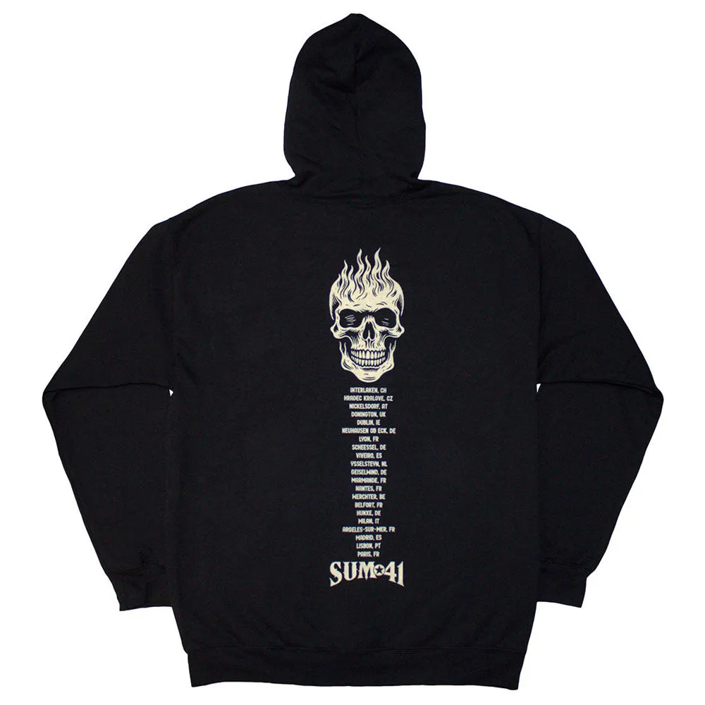 Sum 41 Tour 24 Pocket Logo And Skull Zipped Hoodie sold by Paradiso Clothing product image thumbnail 2