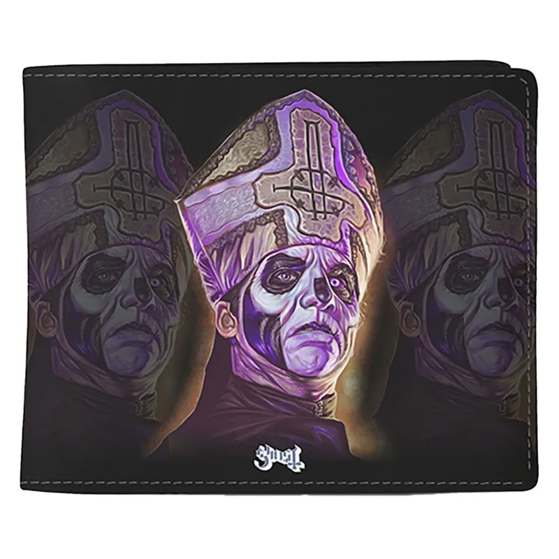 Ghost Papa Purple Bifold Wallet sold by Paradiso Clothing