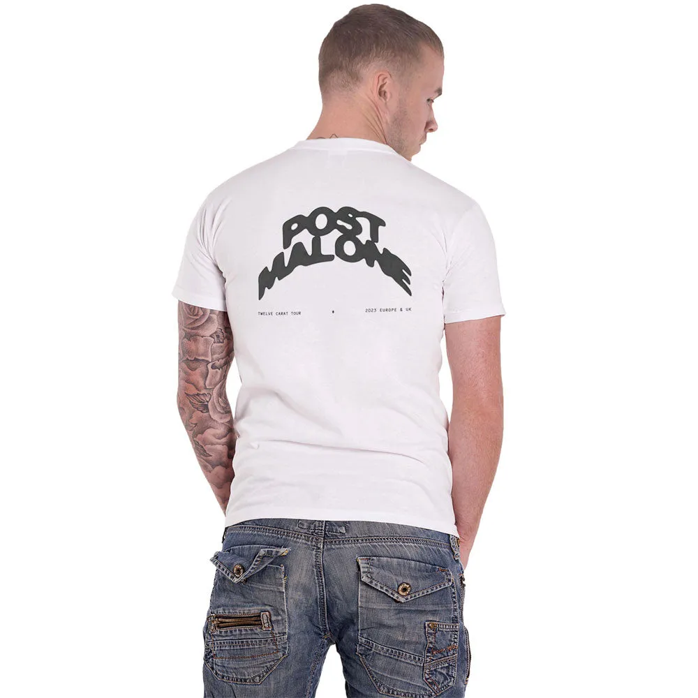 Post Malone Curved Logo 2023 Tour T Shirt sold by Paradiso Clothing product image thumbnail 2