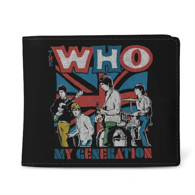 The Who My Generation Union Jack Bifold Wallet sold by Paradiso Clothing