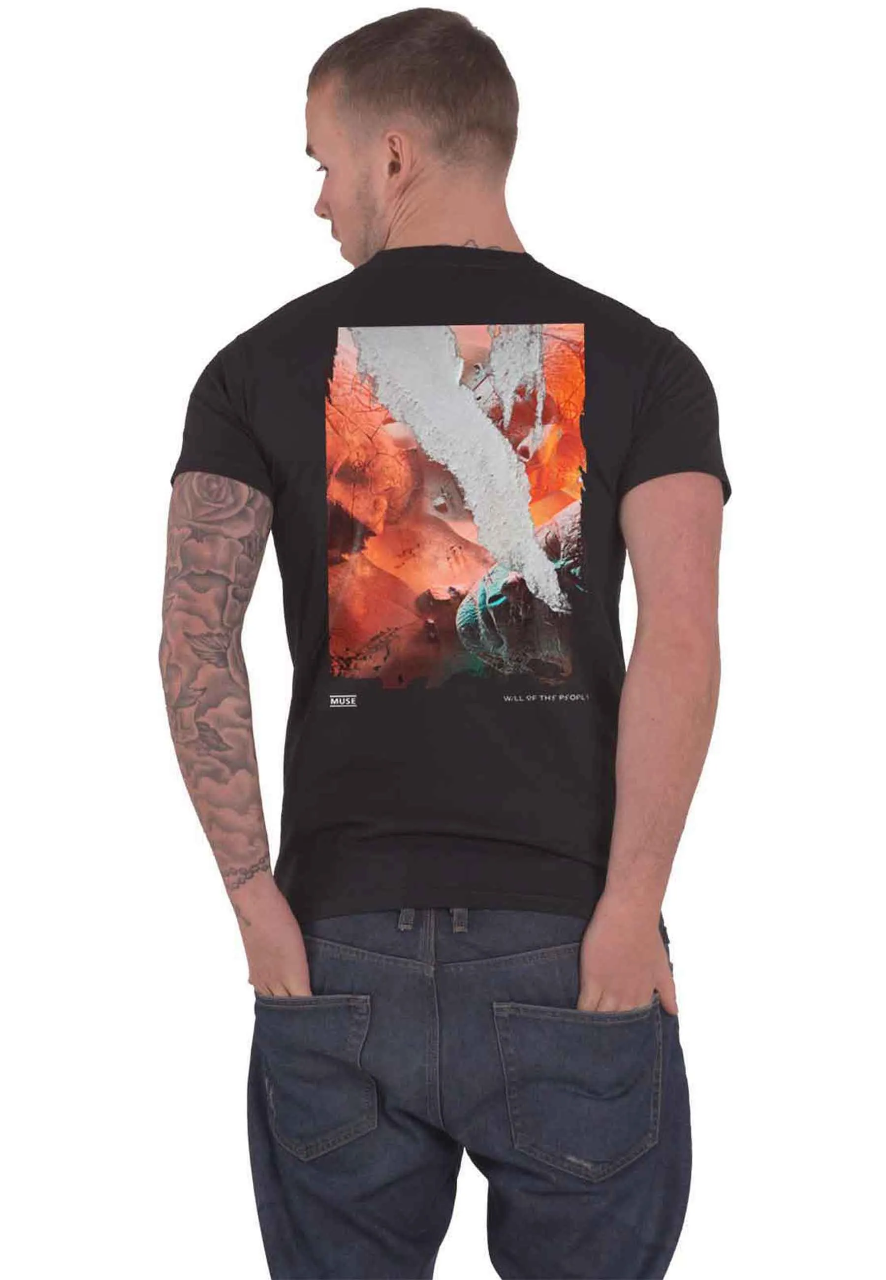 Muse Will Of The People Cover Collage T Shirt sold by Paradiso Clothing product image thumbnail 2